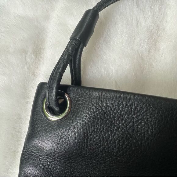 Margot Black Pebbled Leather Crossbody Bag - Picture 13 of 16